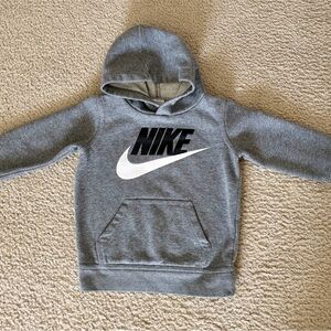 Nike Kids Charcoal Gray Hoodie
